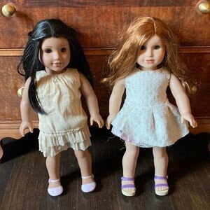 Two Our Generation gold dresses